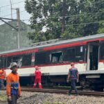 “Kecelakaan Kereta Menabrak Truk di Tangerang, Banten pada Jum’at, 20/2/2026 Pagi Hari.”